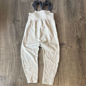 Zara Cream Kids Overalls